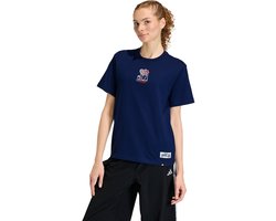 adidas Sportswear MINI EMBROIDERY GRAPHIC T-SHIRT - Dames - Blauw