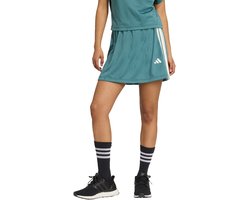 adidas Sportswear Stadium 3-Stripes Tennis Inspired Jacquard Rok met Short - Dames - Groen