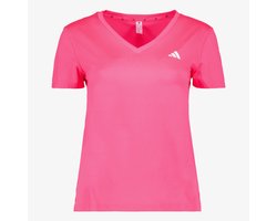 Adidas WE MIN V NK dames sport T-shirt roze - Maat XL