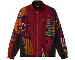 Australian Archive sabrinda duo print jasje Jagera | bordeaux - zwart - Maat XL