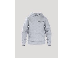 Björn Borg Essential 1 Hoodie Kinderen Trui Met Capuchon Jongens - Lichtgrijs Melange - Maat 134/140