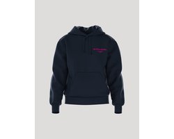 Björn Borg Essential 1 Trui Met Capuchon Dames Hoodie - Maat S - Donkerblauw - Vrouwen Trui