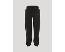Björn Borg Essential 3 Joggingbroek Sportbroek Dames - Maat L - Zwart/Roze - Vrouwen Joggingbroek