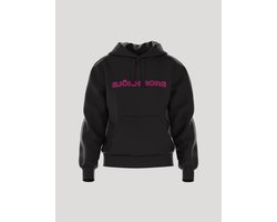 Björn Borg Essential 3 Trui Met Capuchon Dames Hoodie - Maat M - Zwart - Vrouwen Trui