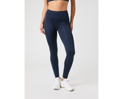 Björn Borg Logo Tight Sportlegging Dames - Sportbroek Vrouwen - Recycled Polyester - Donkerblauw - Maat M