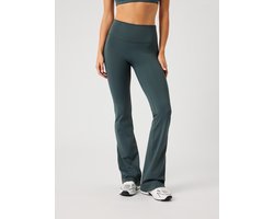 Björn Borg Sportbroek Wijde Pijp Dames - Flare Tight - Gerecycled Polyester - Urban Chic - Maat M