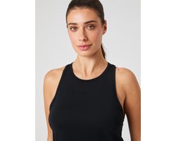 Björn Borg Tanktop Sport Hemd Dames Sportshirt - Zwart - Gerecycled Polyester - Maat XXL