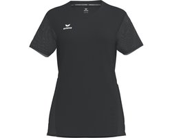 Erima T&F Wings Functioneel T-Shirt Dames - Zwart / Wit | Maat: 40