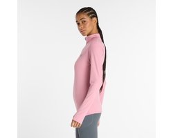 New Balance Sport Essentials Space Dye Quarter zipp Dames Sporttrui - PINK