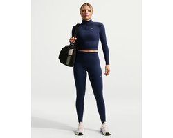 NIKE - one seamless front women's hig - Lange trainingslegging dames - Blauw