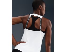 NIKE - pro women's dri-fit tank top - Training singlet dames - Wit, zwart