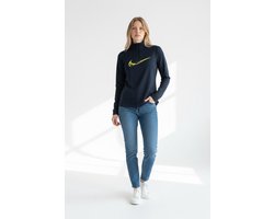 Nike Sport Vest - Maat XS - Armoury Navy / Bright Cactus