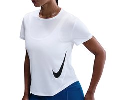 Nike Tempo Swoosh Dri-Fit Short Sleeve Top Dames - Maat L
