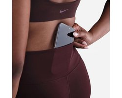 NIKE - w nk df one hr tight useam wt - Lange trainingslegging dames - Rood