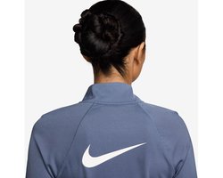 NIKE - w nk tempo swsh hbr df hz top - Tank top running dames - Blauw
