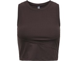 Only Play Homie Seamless Cropped Rib Sporttop Dames - Maat M