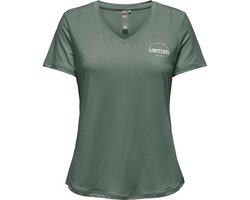 ONLY PLAY ONPSAVE LIFE VN SS REG TEE Dames T-shirt - Maat XS