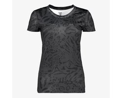 Osaga dames sport T-shirt met panterprint zwart - Maat M