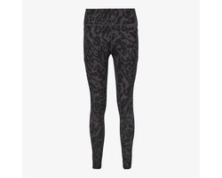 Osaga dames sportlegging met luipaardprint zwart grijs - Maat XXL