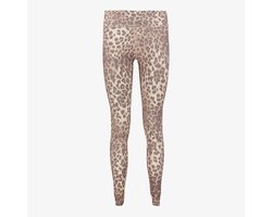 Osaga dames sportlegging met panterprint - Bruin - Maat S