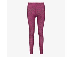 Osaga dames sportlegging met panterprint paars - Maat XXL