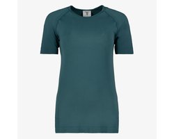 Osaga seamless dames sport T-shirt donkergroen - Maat XXL