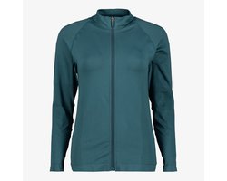 Osaga seamless dames trainingsjas petrol - Groen - Maat XL