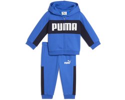 Puma Minicats Ess Block Trainingspak Blauw 6-9 Months Jongens,Meisjes