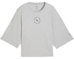 PUMA W PUMA X HYROX CROPPED LIFESTYLE TEE Dames Sportshirt - Light Gray Heather