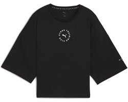 PUMA W PUMA X HYROX CROPPED LIFESTYLE TEE Dames Sportshirt - Puma Black