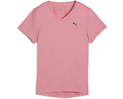 PUMA W TAD ESSENTIAL VNECK Tee Dames Sportshirt - Wild Pink