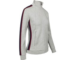 Robey Tennis Tweener Full Zip Jacket Dames - Heather Grey | Maat: XS