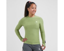 Rogelli Essential Dames Hardloopshirt Lange Mouwen - Sportshirt - Groen