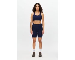 RÖHNISCH - flattering high waist bike tights - Korte trainingslegging dames - Donkerblauw