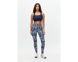 RÖHNISCH - printed high waist tights - Lange trainingslegging dames - Donkerblauw