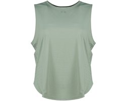 Under Armour Launch Elite Mouwloos T-shirt Groen M Vrouw