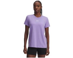 Under Armour Rival Core T-shirt Met Korte Mouwen Paars XL Vrouw