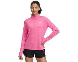 Under Armour Tech 1 - 2 Zip - Twist Dames Sporttrui - Roze - Wit