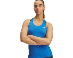 Under Armour Tech MeshTank Dames Sportshirt - Blauw - Wit