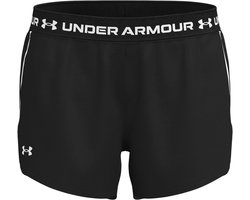 Under Armour Tech Play Up Shorts-BLK Dames Sportbroek - Zwart - Wit