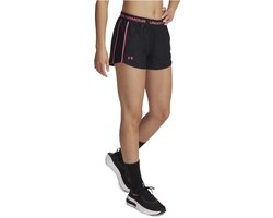 Under Armour Tech Play Up Shorts Dames Sportbroek - Zwart - Roze