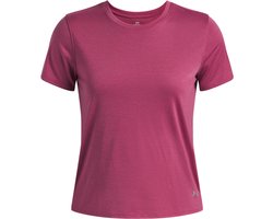 Under Armour UA Launch Shortsleeve Dames Sportshirt - Roze