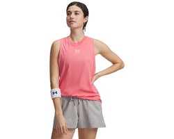 Under Armour UA Rival Muscle Tank-PNK Dames Sportshirt - Bittersweet Roze