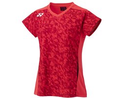 Yonex 20750EX dames tennis badminton cap sleeve shirt - rood - maat S