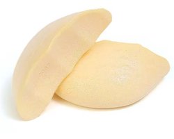 1 paar verminderde schoenmaat Teenkussen PUrschuim Teen Plug Elastisch Zacht Schokabsorberende inlegsolen Knipbare schoeninzetstukken Beschermende schoenaccessoires (beige)