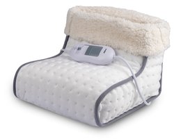 alpina Elektrische Voetenwarmer - Binnenhoes Wasbaar - Overhittebeveiliging - 3 Standen - Wit