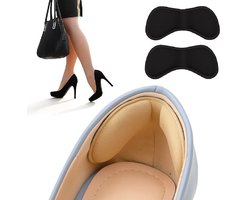 Comfortabele Zelfklevende Hielbeschermers I Met Anti Slip I Voorkomt Blaren I Hielkussen I Zwart I 1 Paar