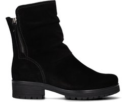 Gabor 092 Enkellaarsjes - Enkelboots met rits - Dames - Zwart - Maat 37,5