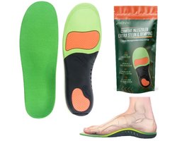 Govic® Medische Inlegzolen - Steunzolen Doorgezakte Voet - Platvoet zolen - heren - dames - hielspoor zooltjes 45-47