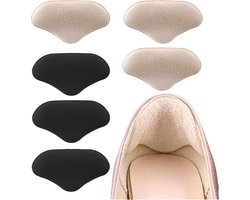 Hielbeschermers - 6 stuks - Hielkussen - Steunzolen - Antislip hielzool - Tegen blaren - Hakbeschermers - Hielkussentjes voor schoenen